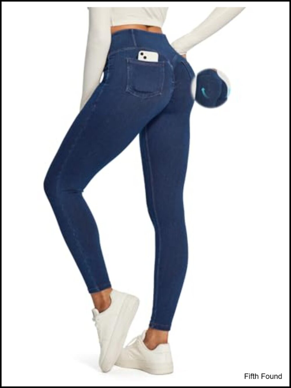 High Waisted Butt Lifting Skinny Jeans Stretchy Tummy Control Jeggings